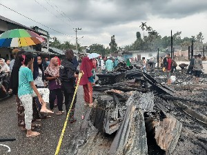 Korban Kebakaran Paya Bakong Mengungsi ke Meunasah